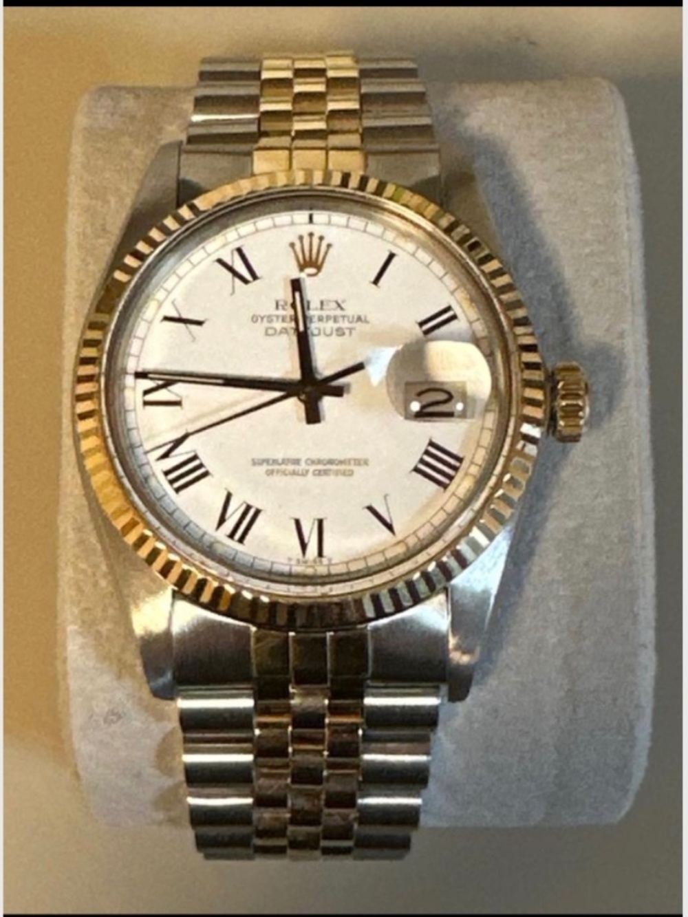 Rolex Datejust 16013 — Vintage 36mm Two-Tone T SWISS T Dial